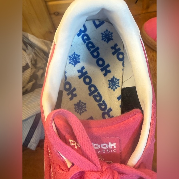 Reebok Club C Grounds UK Pink Suede Barbiecore Gum Sole Court Shoe Sneaker 7.5 - Picture 11 of 12